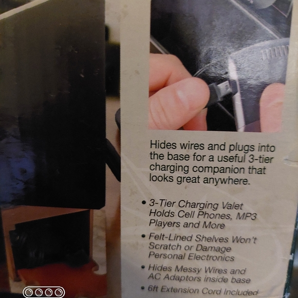 North Point Wooden Charging Valet. - Picture 6 of 7